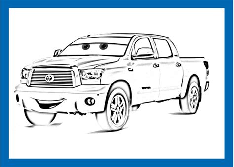 Toyota Tundra Coloring Pages