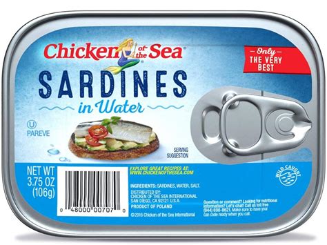 Sardines In Water Nutrition Facts Eat This Much
