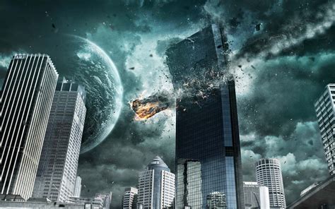 1920x1200 City Destroyed By Aliens 4k ultra hd backgrounds wallpaper | Destroyed city background 