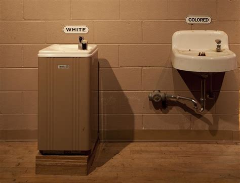 Segregated Water Fountains On Display Photograph By Everett