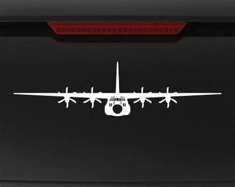 C 130j Super Hercules Front View Vinyl Decal Vinyl Graphics