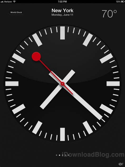 Tap on the clock in world clock to change the clock style (iphone only) if since the beginning, apple has always included a clock app in ios, providing ipad and iphone owners with a world clock. New in iOS 6: a new Clock app for the iPad
