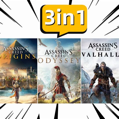 Assassins Creed Bundlevalhalla Odyssey Origins Xbox