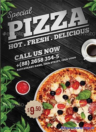 35 best pizza restaurant flyer print templates 2019