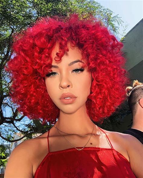 Ig Nat Torious Red Curly Hair Curly Hair Styles Curly Hair Styles Naturally