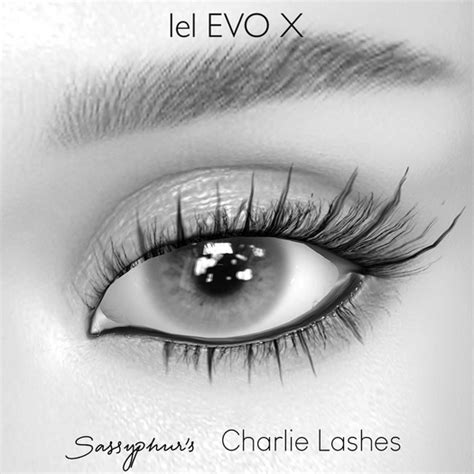 Second Life Marketplace Sassyphurs Demo Charlie Lashes Evo X And Lel Evo Tintable