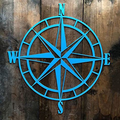 Nautical Compass Rose Metal Wall Art Pricepulse