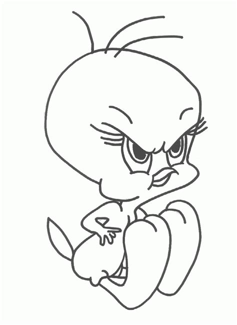 You know all advantages of coloring pages. Coloring Page - Tweety coloring pages 1