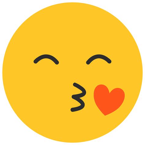 Viso Soffiaggio Un Bacio Emoji 13743952 Png
