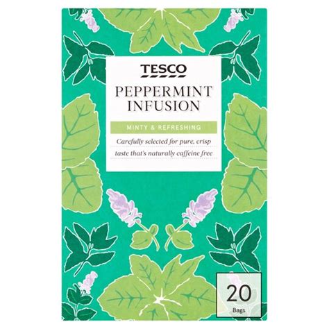Tesco Peppermint Tea Bags 20s 30g Tesco Groceries