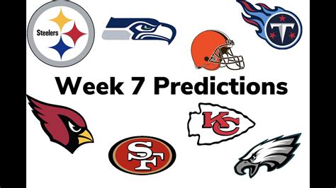 Week 7 Nfl Predictions 2020 2021 Youtube