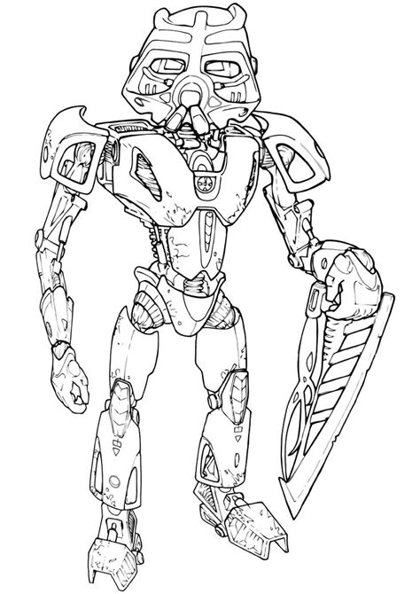 Bionicle Coloring Pages Best Coloring Pages For Kids Cartoon