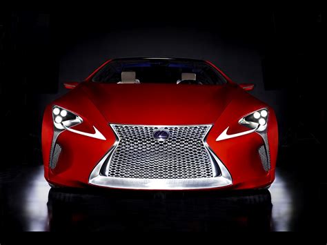 Lexus 2012 Concept Hybrid Car Front View Hd Wallpaper ~ Hd Car Wallpapers