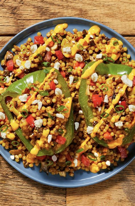10 vegetarian recipes & hacks for a tastier result. Tunisian Mushroom Stuffed Peppers Recipe | HelloFresh ...