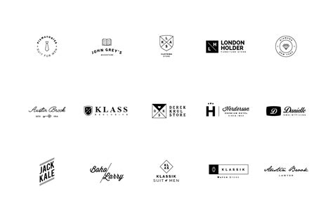 45 Minimalist Logos Logo Templates On Creative Market