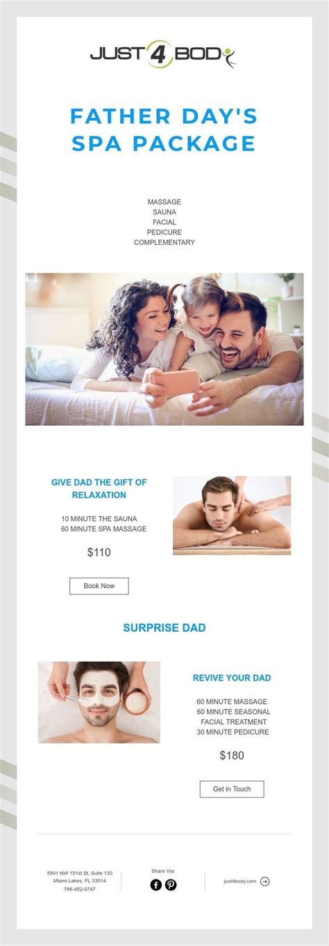 Father Days Spa Package Spa Day Spa Packages Spa Massage