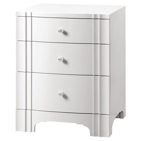 Save 15% in cart on select furniture with code july. Doretta Modern Classic White Deco Nightstand | Kathy Kuo Home
