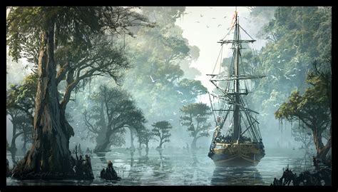 Assassins Creed Iv Black Flag Concept Art By Raphael Lacoste Concept