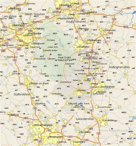 The landscape varies from the bleak moorlands of the northern peak district to the trent lowlands in the. Stretton Map - Street and Road Maps of Derbyshire England UK