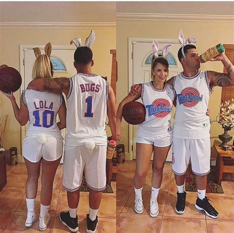 Bugs And Lola Space Jam Costume Cute Couples Costumes Couples Halloween Outfits Popular
