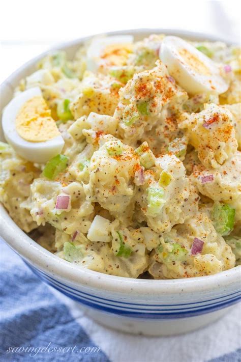 Creamy Egg Potato Salad Recipe Creamy Garden Potato Salad Recipe With