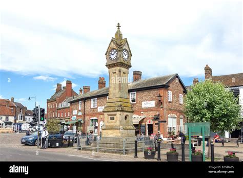 Clock Tower Market Place Thirsk North Yorkshire England United