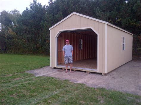 12 X 24 Wooden Portable Garage Delivered Fully Assembled And Ready