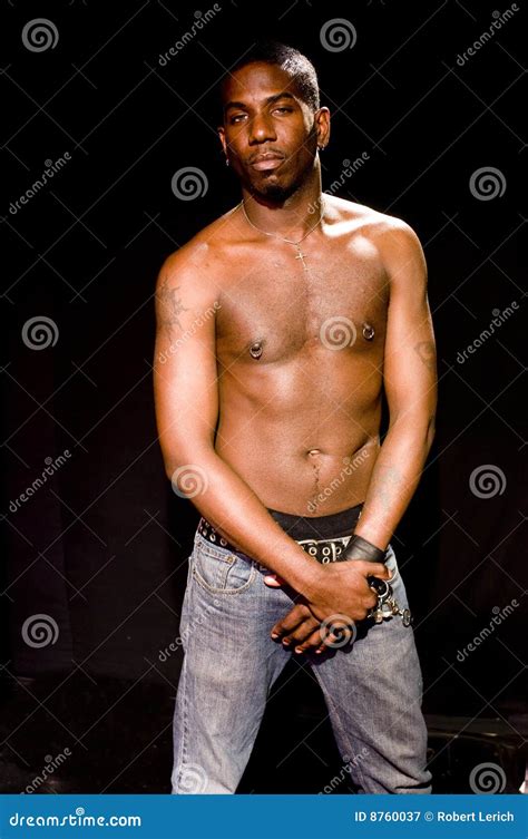 Black Male Actor Theater Stage Portriat Attitude Stock Image Image Of