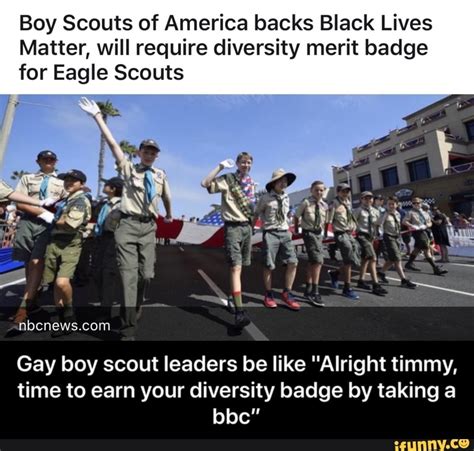 Boy Scouts Of America Backs Black Lives Matter Will Require Diversity