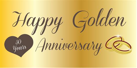 Anniversary Banner Golden