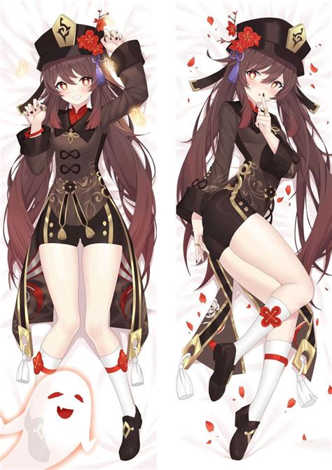 Genshin Impact Hu Tao Dakimakura Anime Hugging Body Pillow Etsy