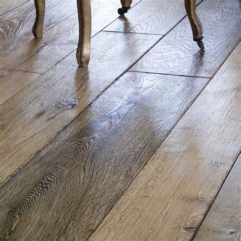 Aged Grey Brushed French Oak Floorboards Piet Jonker