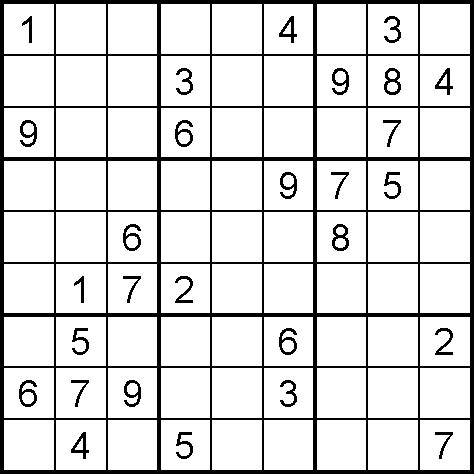 Printable Sudoku Puzzles (7) - Coloringkids.org