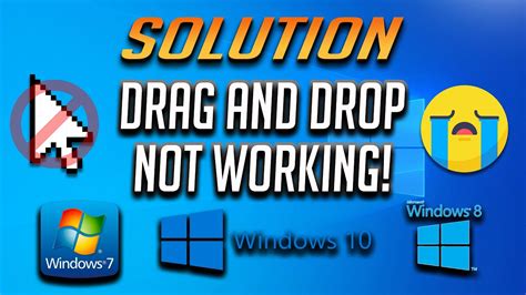 Fix Drag And Drop Not Working On Windows 1087 2024 Youtube