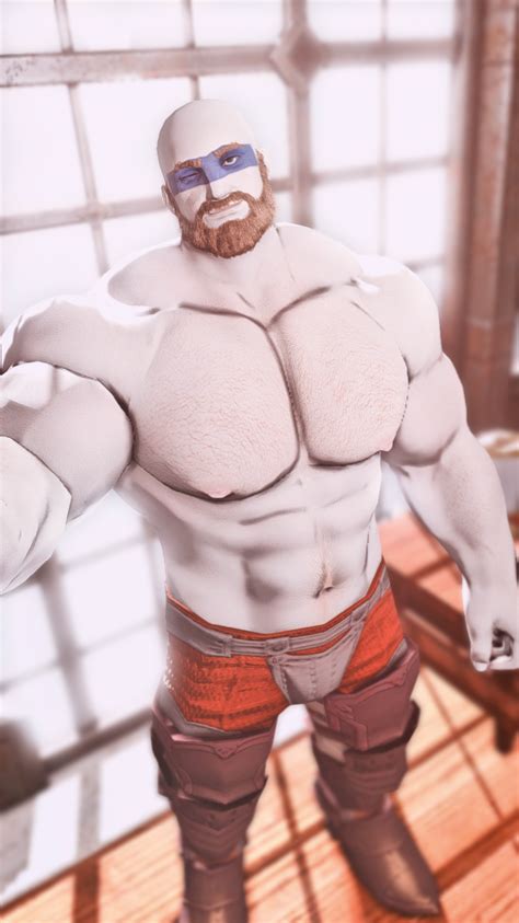 [ffxiv] just my hunky roegadyn taking a thirst trap selfie for roevember r gaymers