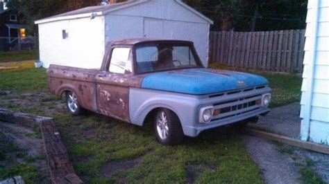For Sale 61 Ford F100 Project 46 And Crown Vic Ifs Swapped