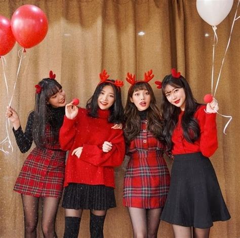 Korean Christmas Fashion Official Korean Fashion Christmas Party Outfits Christmas Fashion