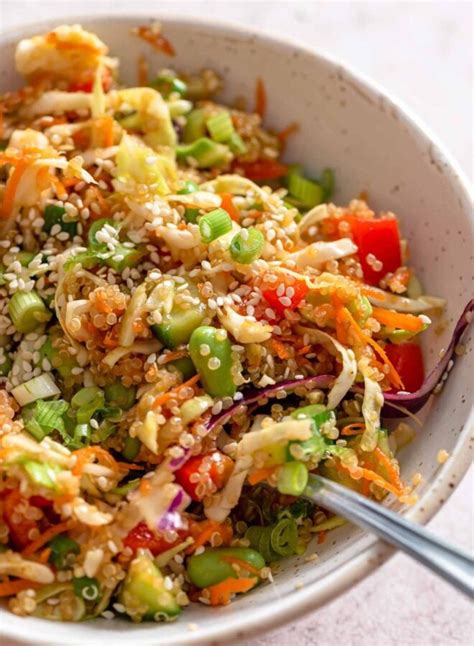 Edamame Quinoa Salad Running On Real Food
