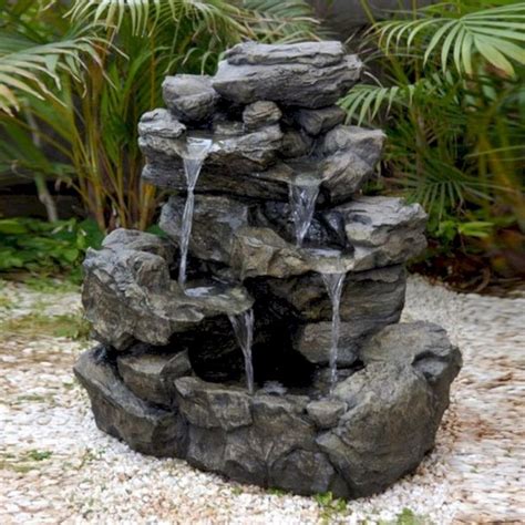 43 Beautiful Water Fountains Ideas For Your Front Yard Garden Water