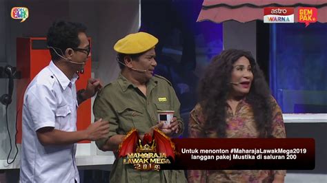 Bocey (achey, abam, fad) 2. Maharaja Lawak Mega 2019 - Rare X Kak Limah (Persembahan 2 ...