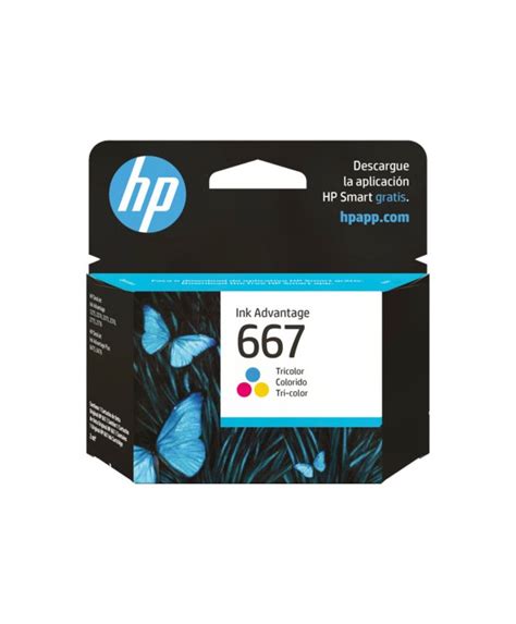 Hp 667 Original Tri Color Ink Cartridge