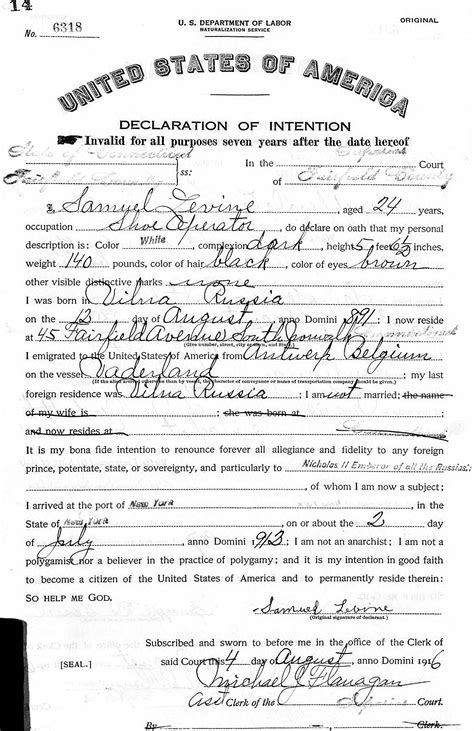 naturalization-document – Honor Norwalk CT veterans