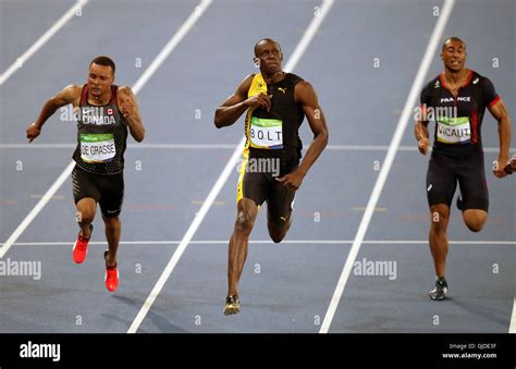 jamaica s usain bolt wins the men s 100m final at the olympics stadium on the ninth day of the