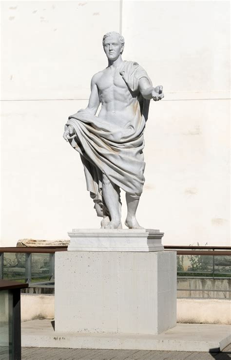 Statue Of Marcus Claudius Marcellus Founder Of Córdoba In Spain