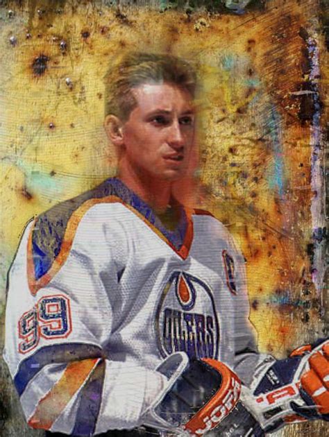 Game Face—oilers Wayne Gretzky 21x16 By Steven Csorba Sport Hockey