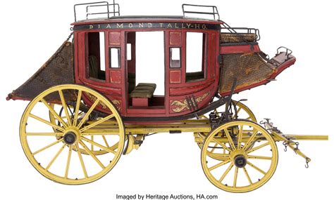 Concord Stagecoach A Marvelous Large Handcrafted Scale Model