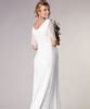 Evie Lace Maternity Wedding Gown Long Ivory Maternity Wedding Dresses