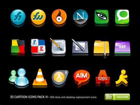 15 Free Desktop Icons Cartoon Images Free 3d Desktop Icons Free 3d
