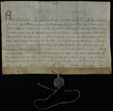 Papal Bull 1261 The National Archives