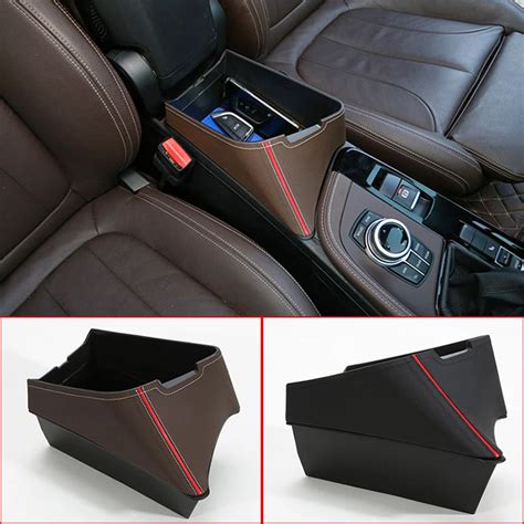 5 Styles Car Center Armrest Storage Box Container Tray For Bmw X1 F48